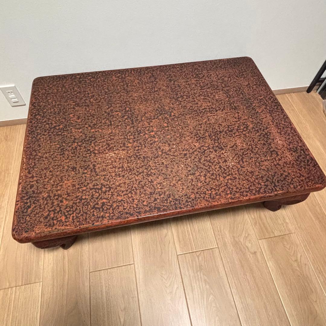 座卓 津軽塗 伝統工芸 螺鈿細工 テーブル 茶の間