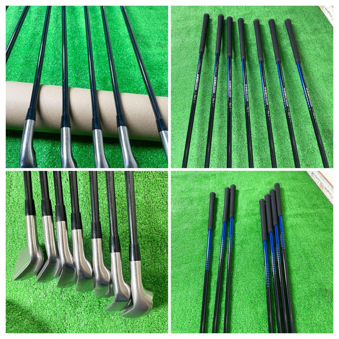 希少カラー 豪華13本 ブリヂストン ツアーステージ V773 ゴルフクラブ 青