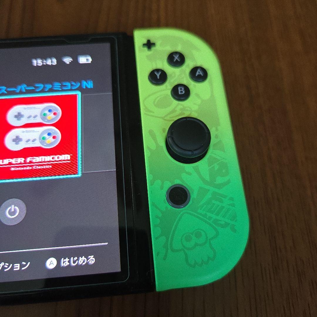 Switchスプラトゥーン 本体 紫・緑 Joy-Con有機EL