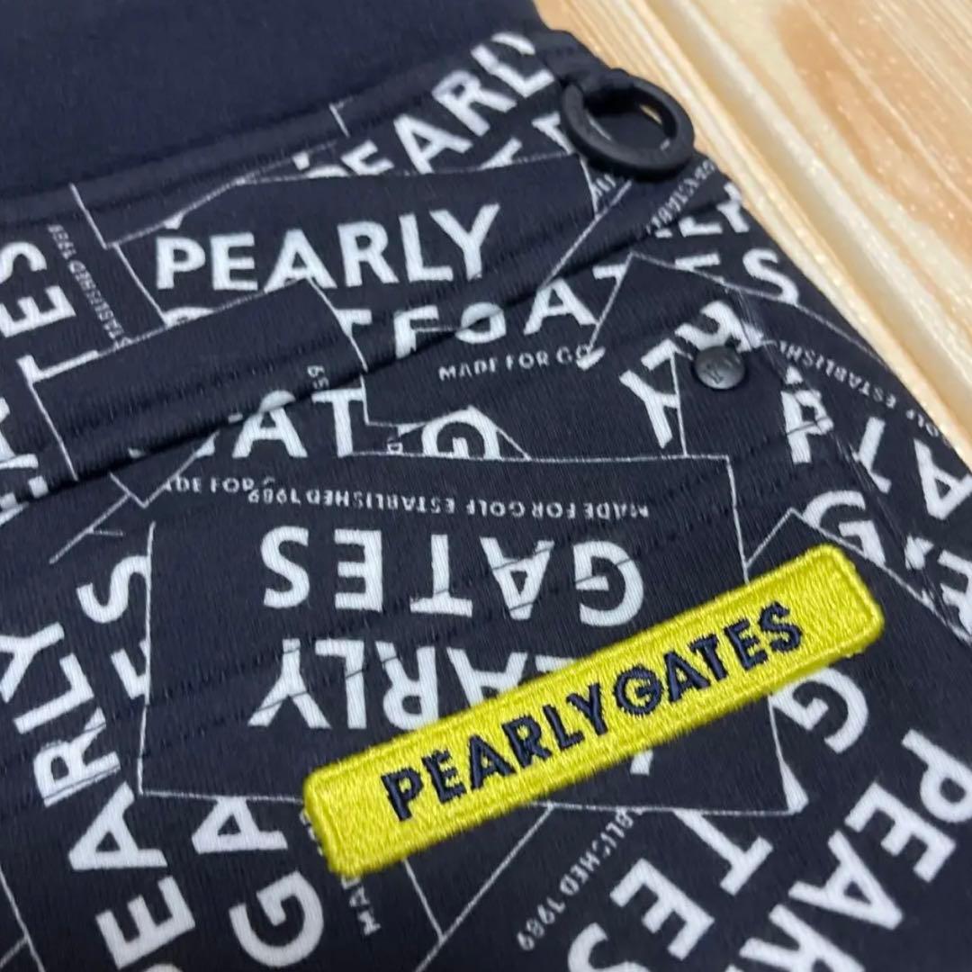 パーリーゲイツ ステッカー柄◆微裏起毛台形スカート 新品❣️SALE❣️正規品