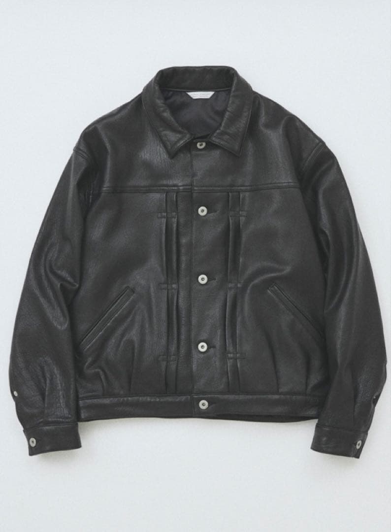 ニュージーランド ラムレザー トラッカージャケット