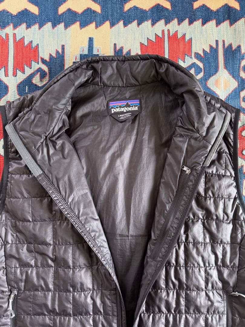 patagonia ナノパフベスト Lサイズ　ブラック　メンズ