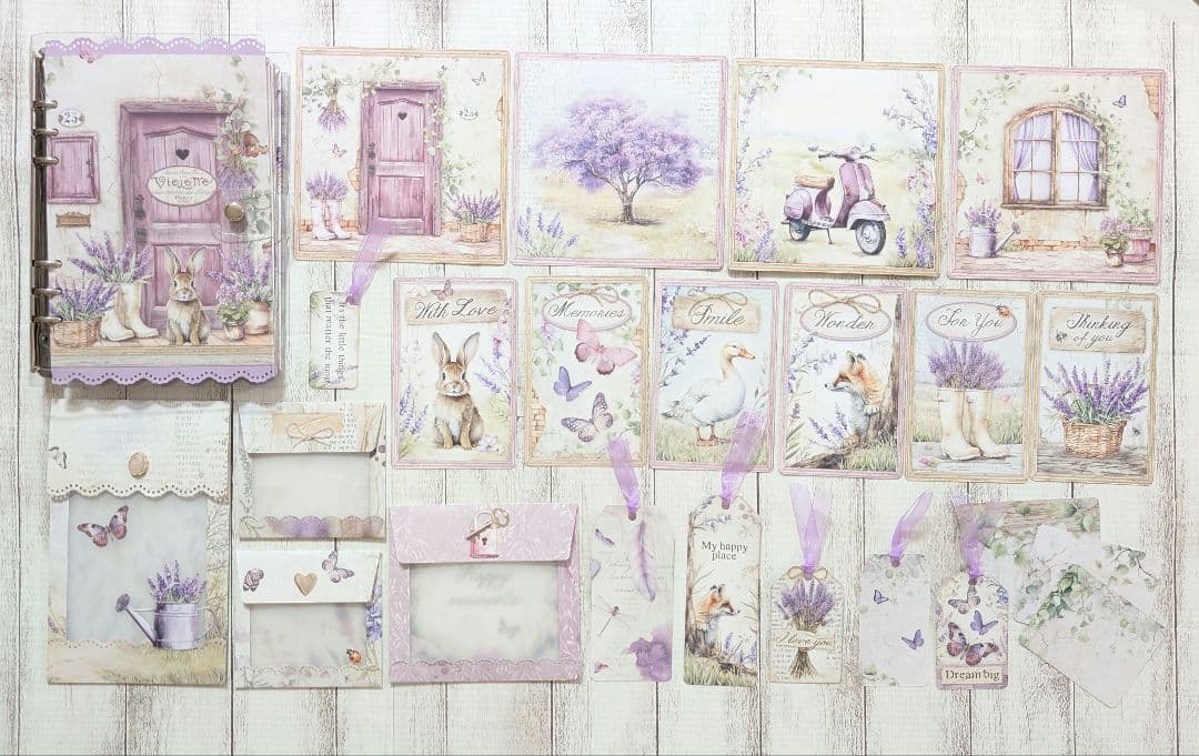 おすそ分けファイル♡ スタンペリア・Lavender♡ A5サイズ♡