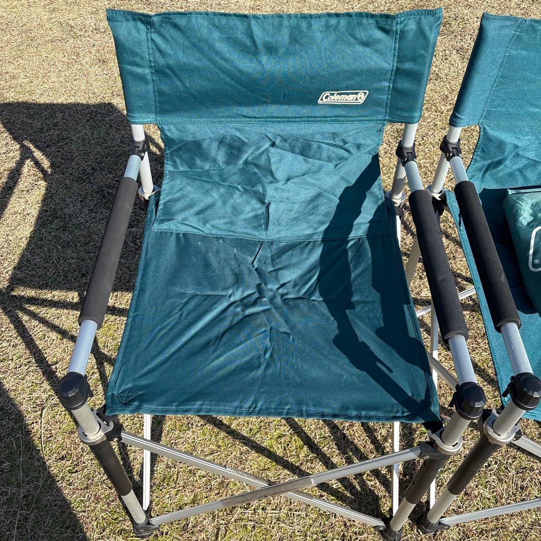 ☆コールマン(Coleman)スリムキャプテン チェア （グリーン）2脚セット