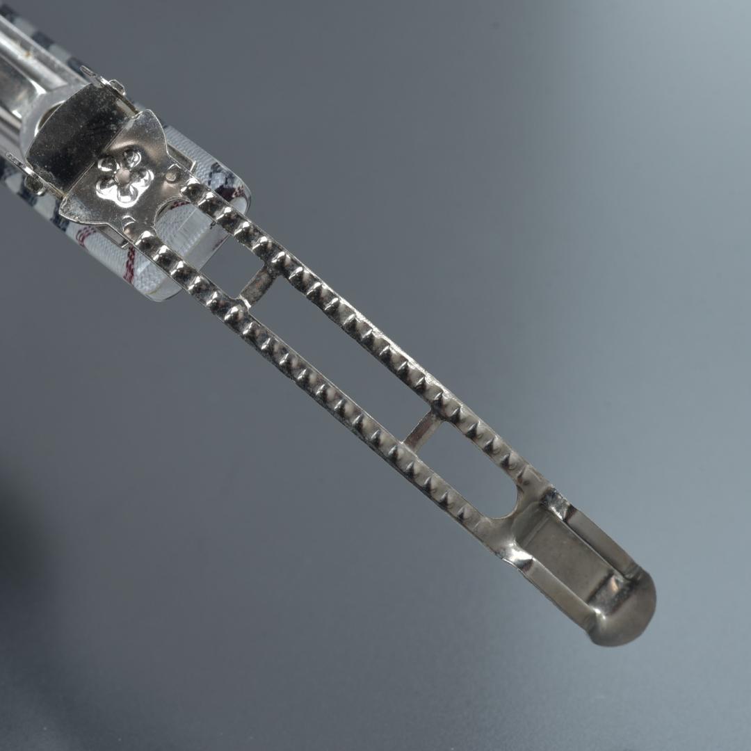美品 バーバリー BURBERRY バレッタ ノバチェック ヘアクリップ