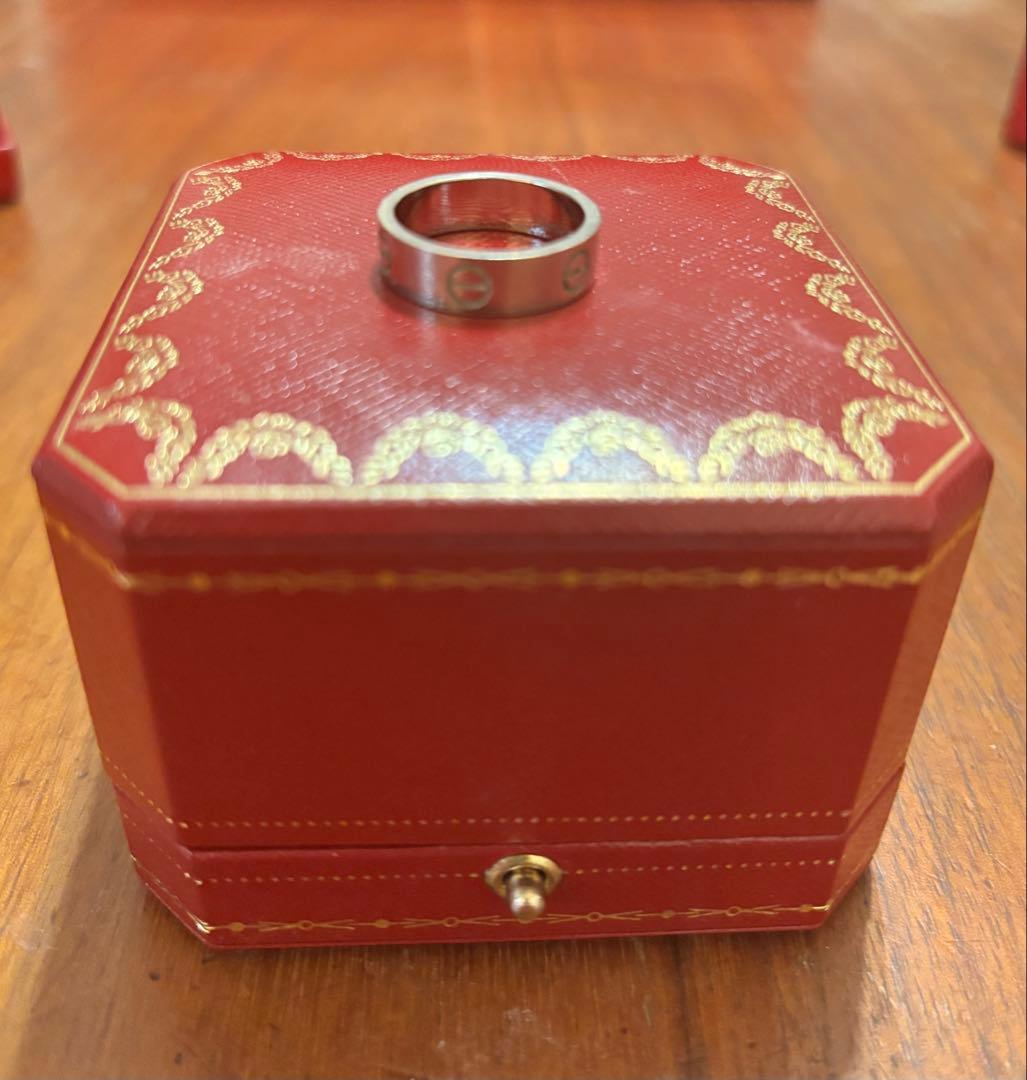 Cartier シンプルリング オリジナルボックス付き