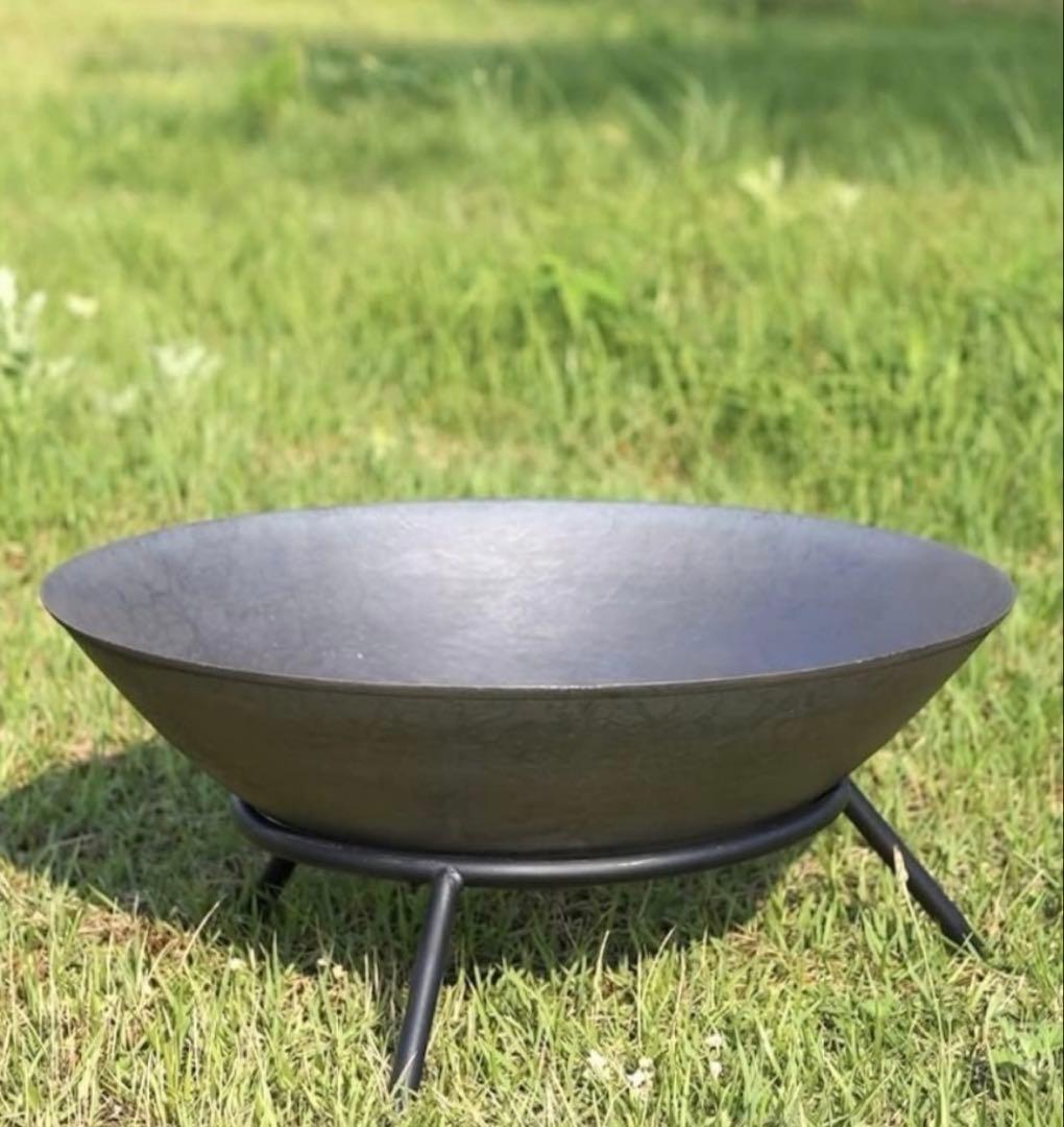 a新品未使用 訳アリ アウトレット 焚き火台 ファイヤーピット 初期型 56cm