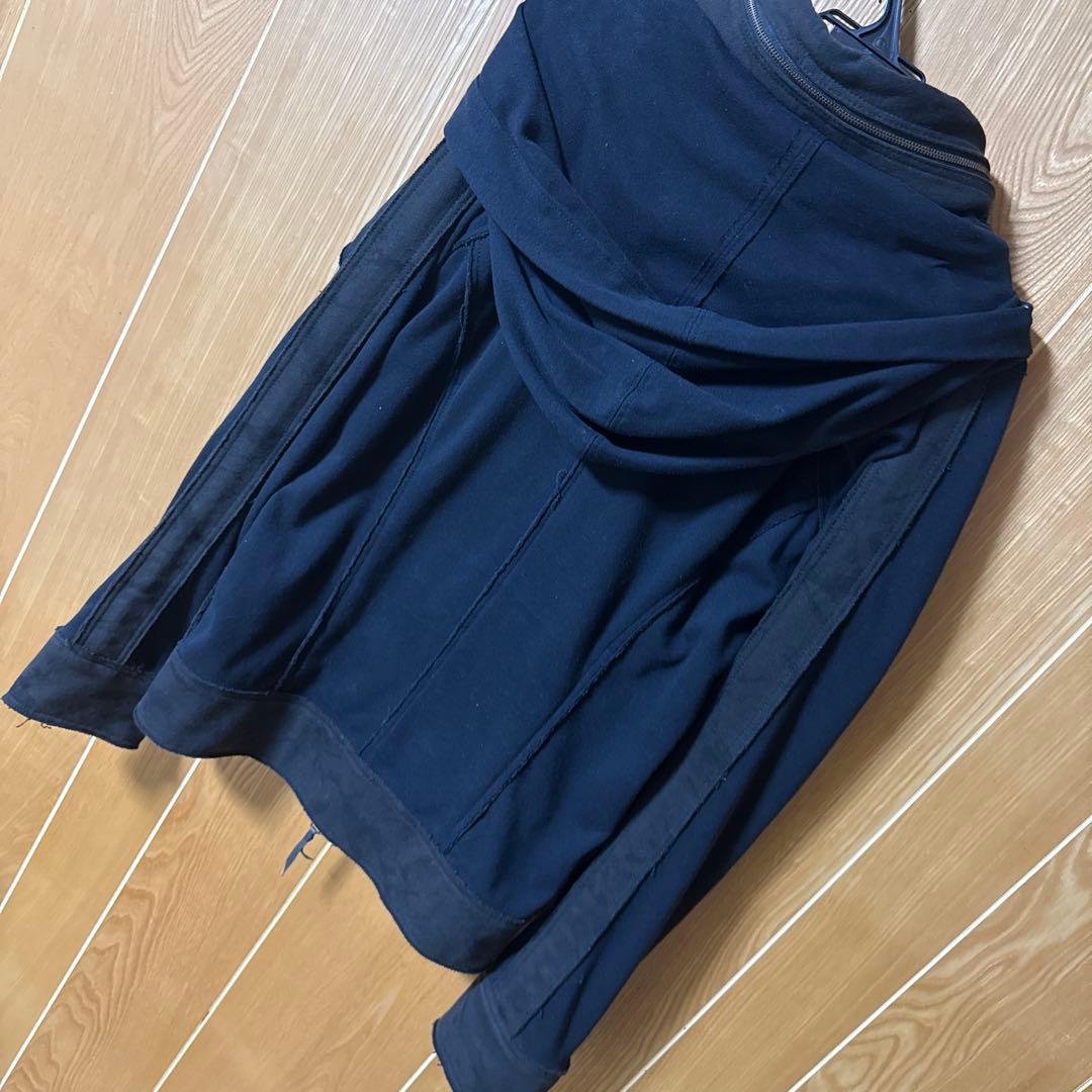 希少美品　14th addiction コンチョ　レザー紐　パーカー メンズ2