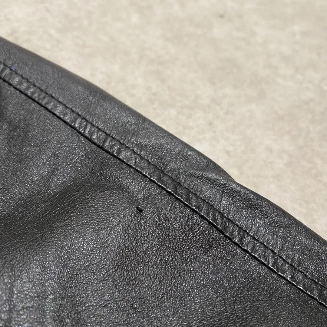 90s vintage A-2 ボンバー 牛革 レザージャケット ブルゾン 黒