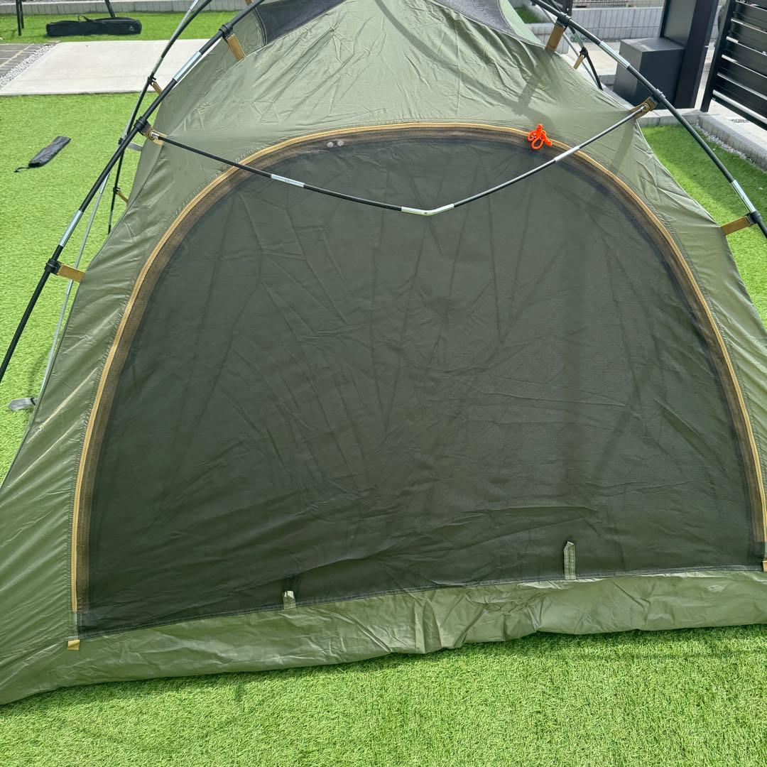 美品 コールマン ツーリングドームLX アマゾン限定カーキ ポール付