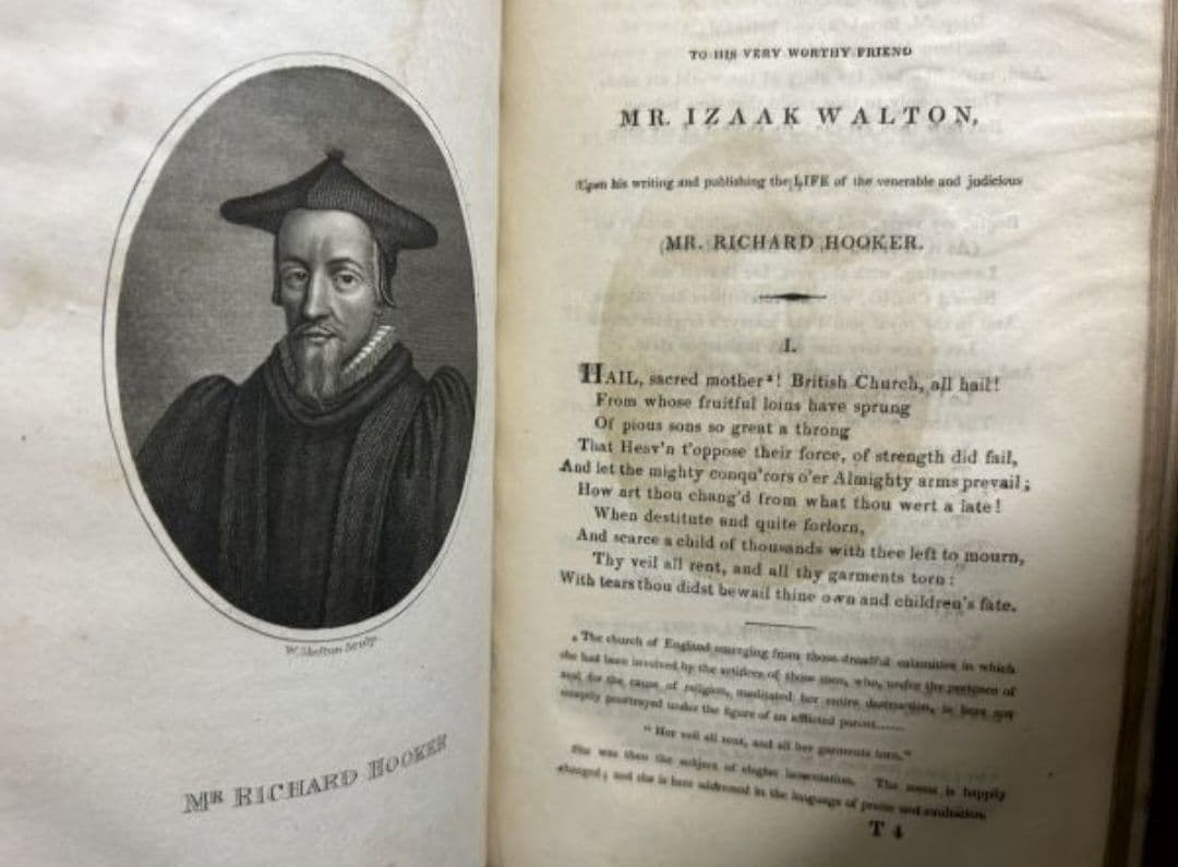 1817年刊 総革装 Isaac Walton, Love and Truth.