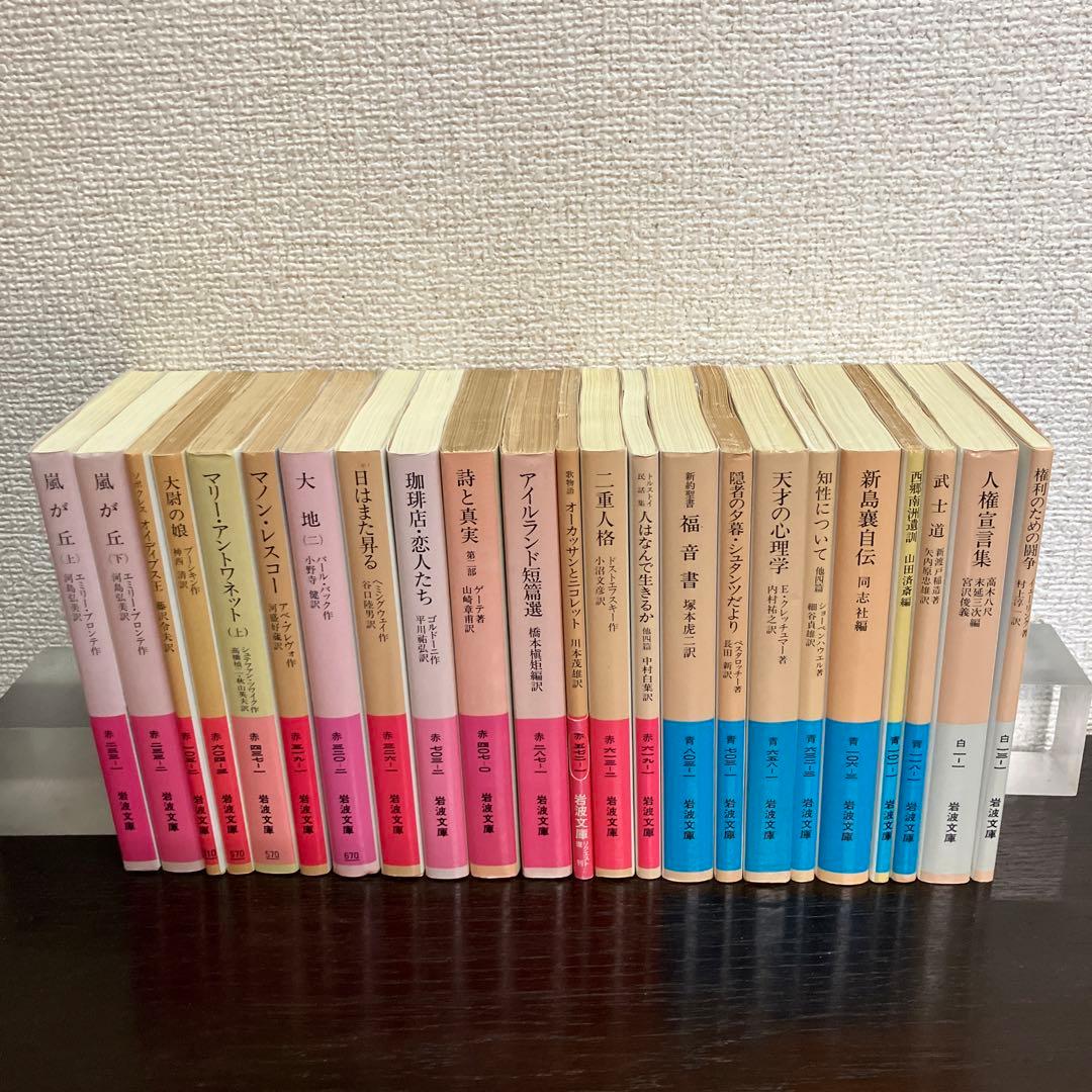 岩波文庫　赤帯　青帯　白帯　 23冊まとめ売り