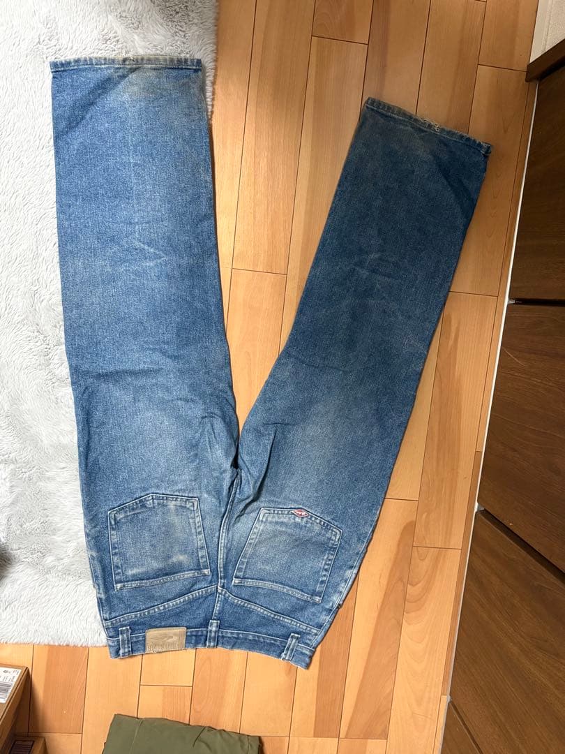 80s Quiksilver デニムブルー ストレートジーンズ