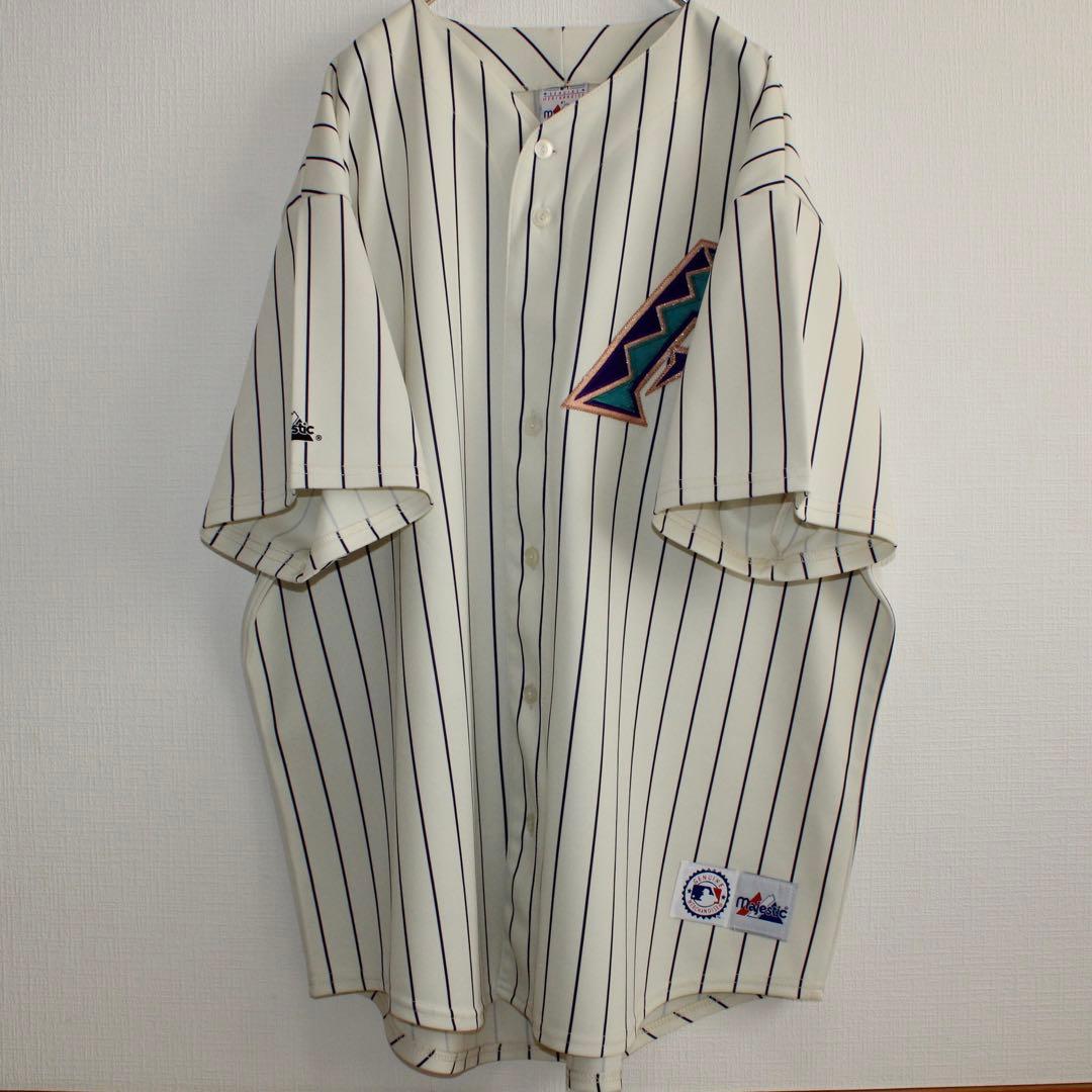 USA製 majestic アリゾナ ダイアモンドバックス XXL ゲームシャツ