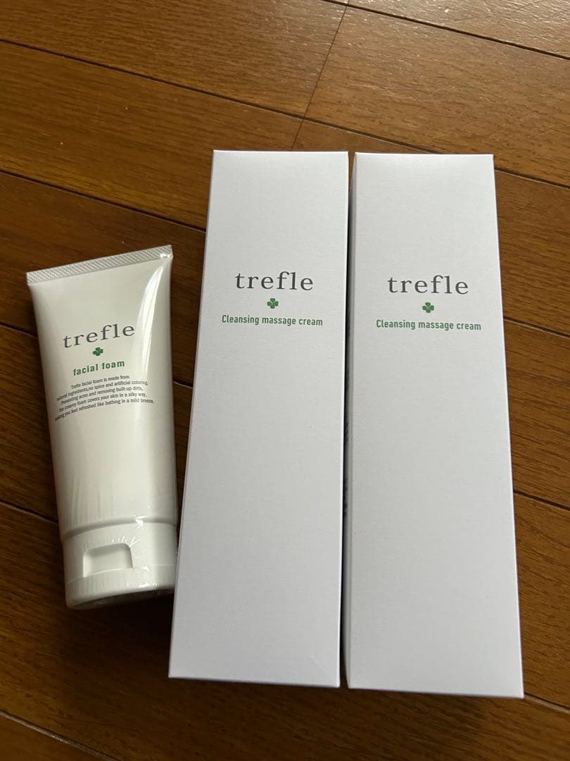 トレフル マッサージクレンジング2本，洗顔フォーム1本【新品】