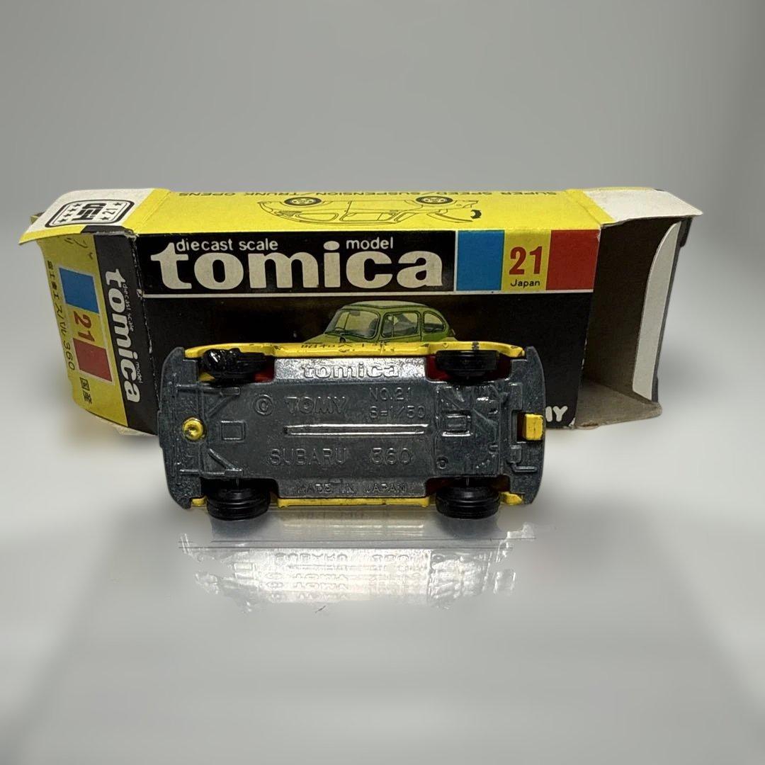 日本製トミカ NO.21 スバル360 アイアド店舗移転記念特注品 箱有り
