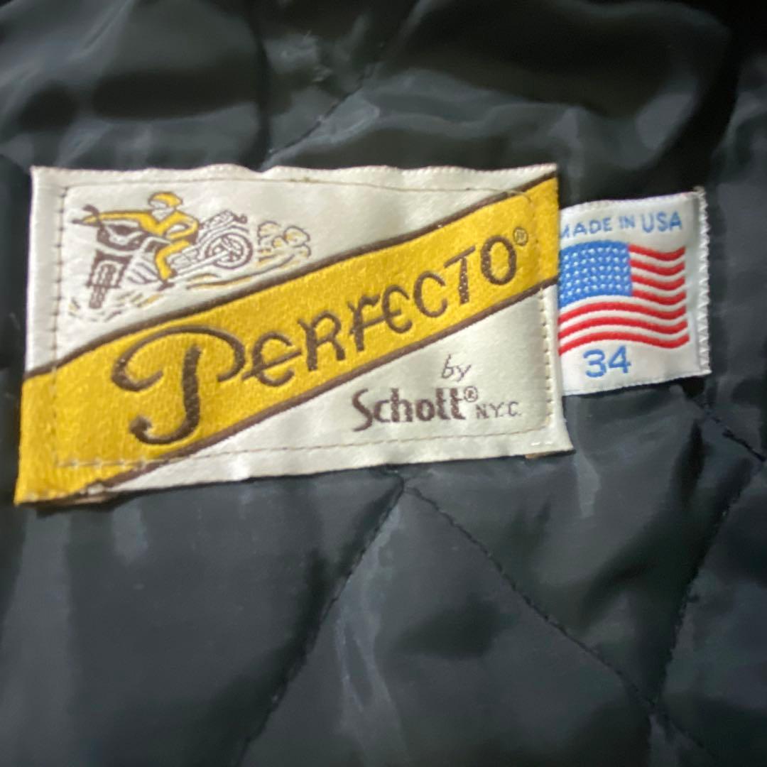 80s Schott ショット 618 ダブルライダース 34 USA製 牛革