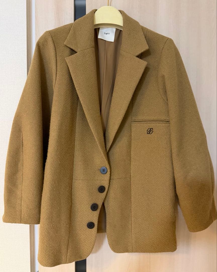 ジャケット・アウター Eaphi CLASSIC WOOL WAVE JACKET