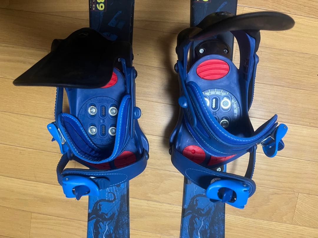 SB9 スキー板 青/黒/黄色　サロモン　99センチ　ボードブーツセット