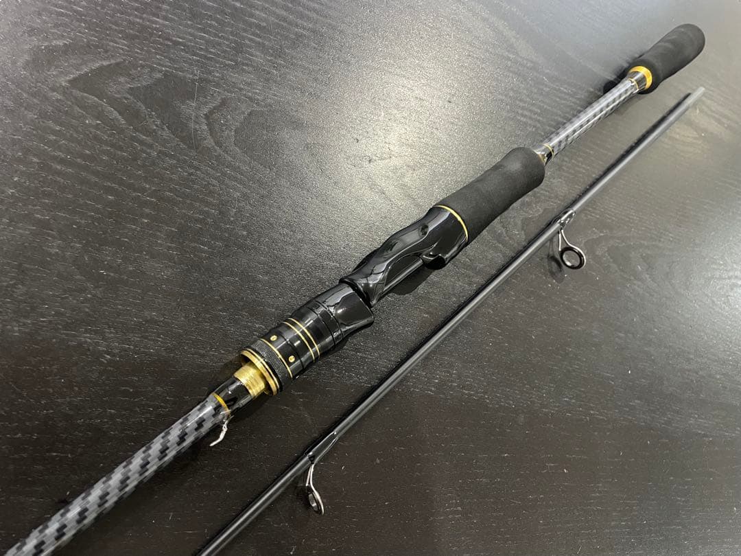 ルアー釣りデビュー2ピーススピニングロッド（180cm)3000番リールライン付