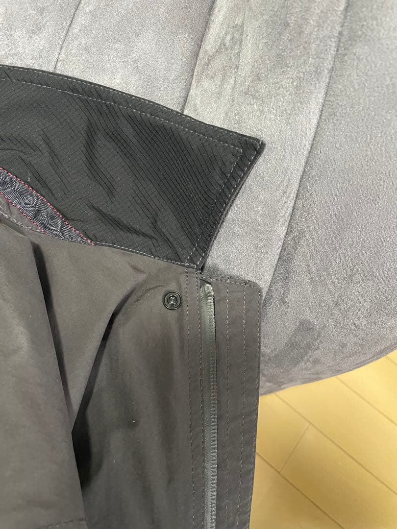 【美品】ブリーフィング ウィルラウンジ パッカブルコート ステンカラーグレー L