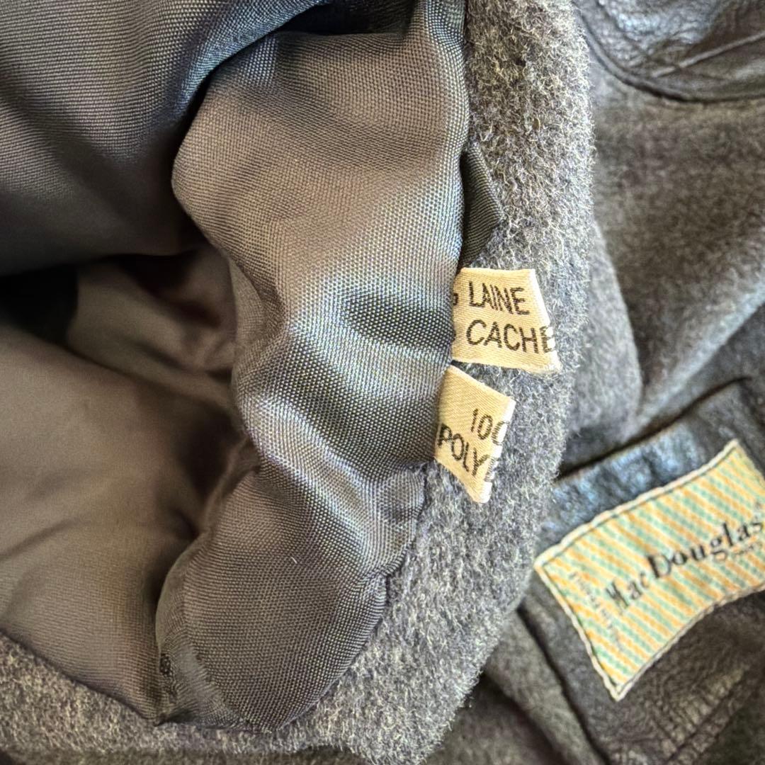 ★ 70s マックダグラス Mac Douglas フランス製 レザージャケット