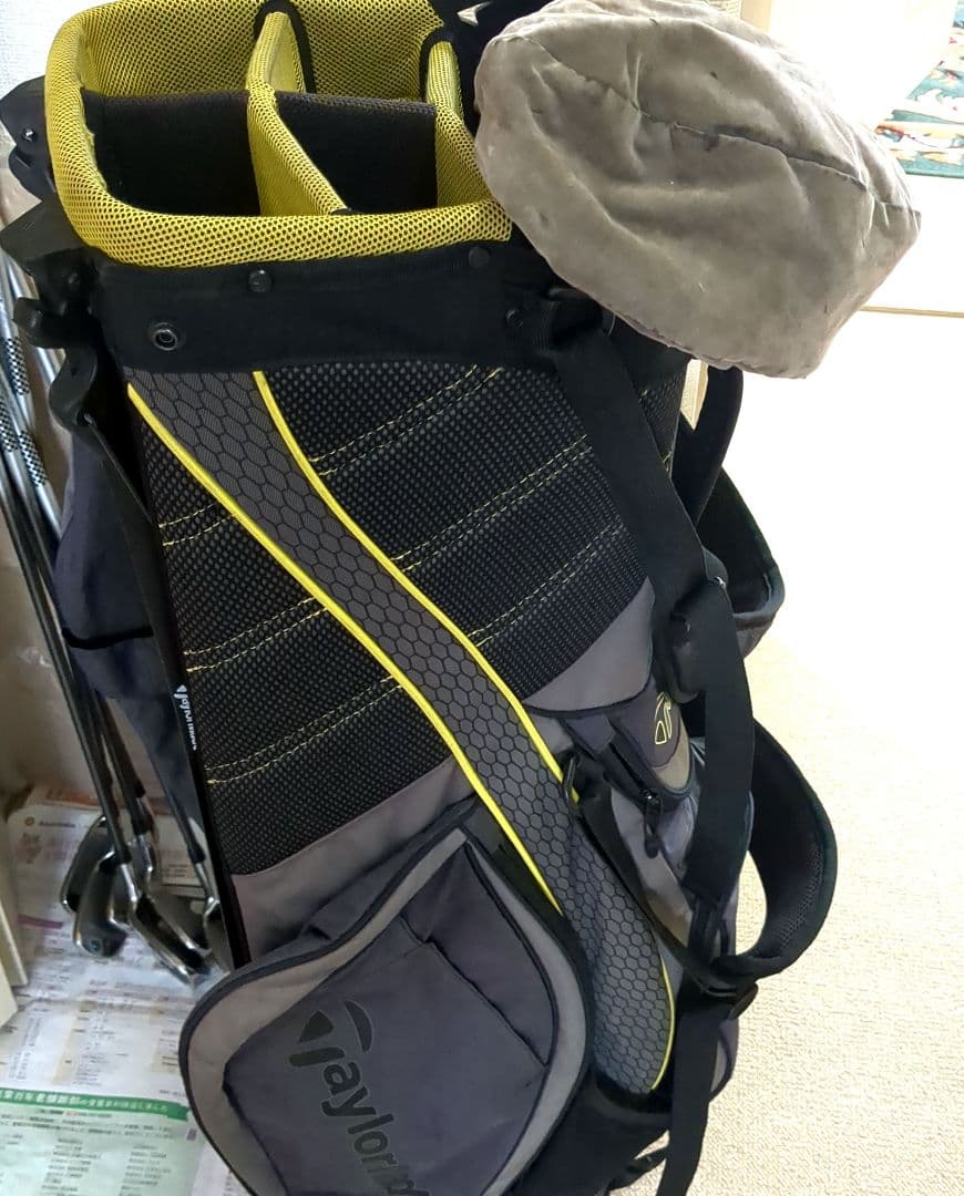 TaylorMade スタンドゴルフバッグ グレー/イエロー