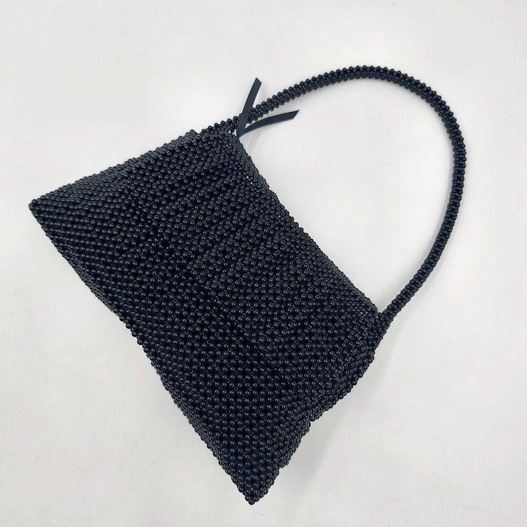 【美品 高級◎】黒珊瑚 ハンドバッグ フォーマル 冠婚葬祭 肩掛け