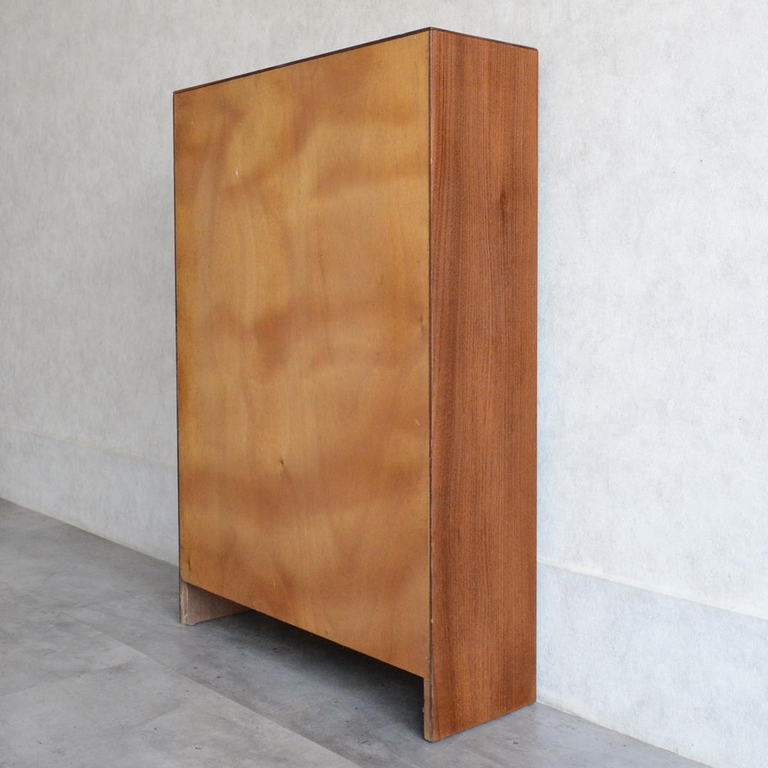 イギリスヴィンテージ チークシェルフ コンパクト 飾り棚 ディスプレイ 本棚