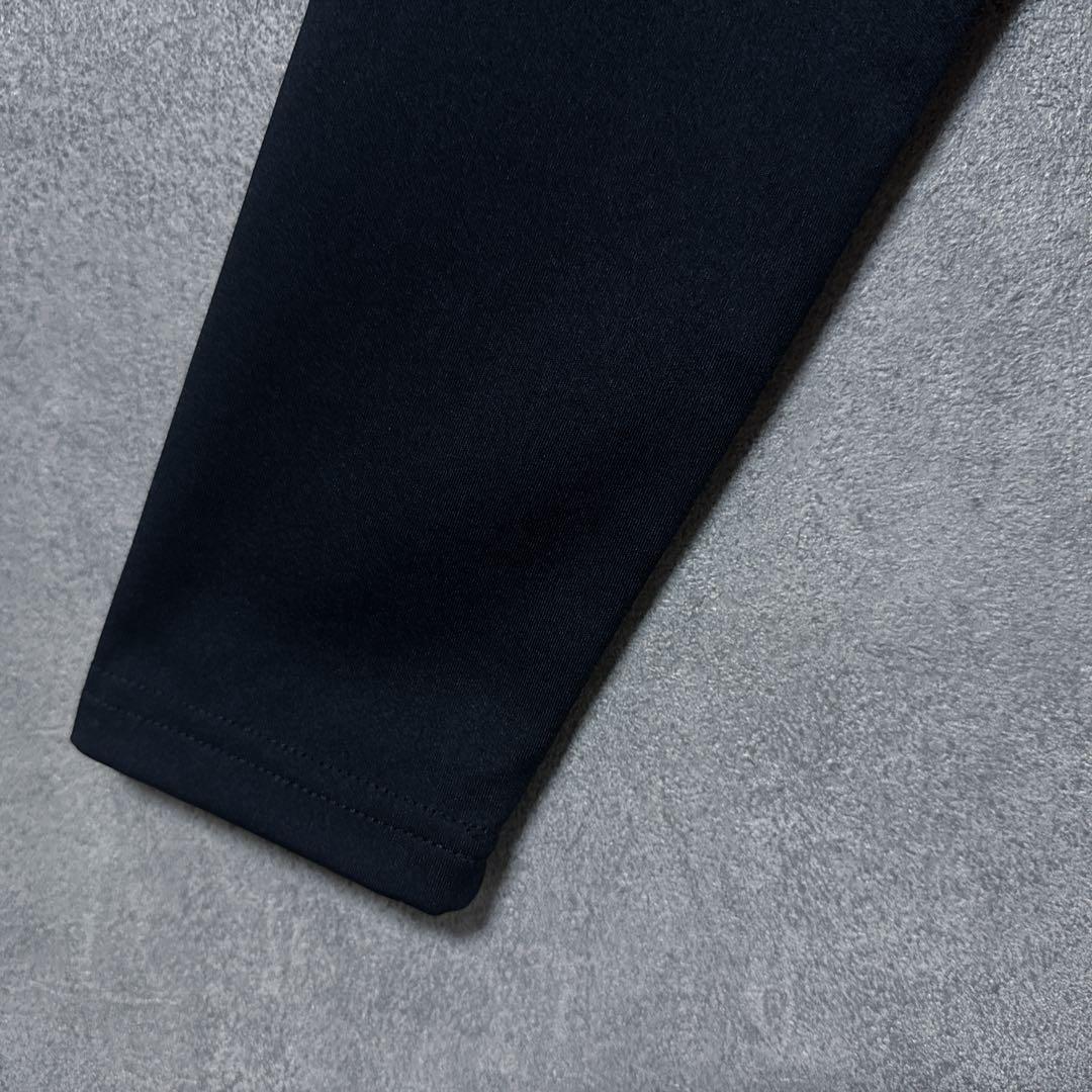 V12 ヴィトゥエルヴ ロゴ モックネック 長袖 シャツ M ブラック 人気