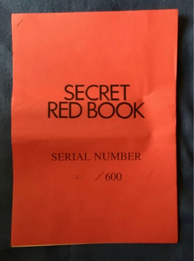 直筆サイン入 600個限定★松岡英明 / SECRET RED BOOKセット