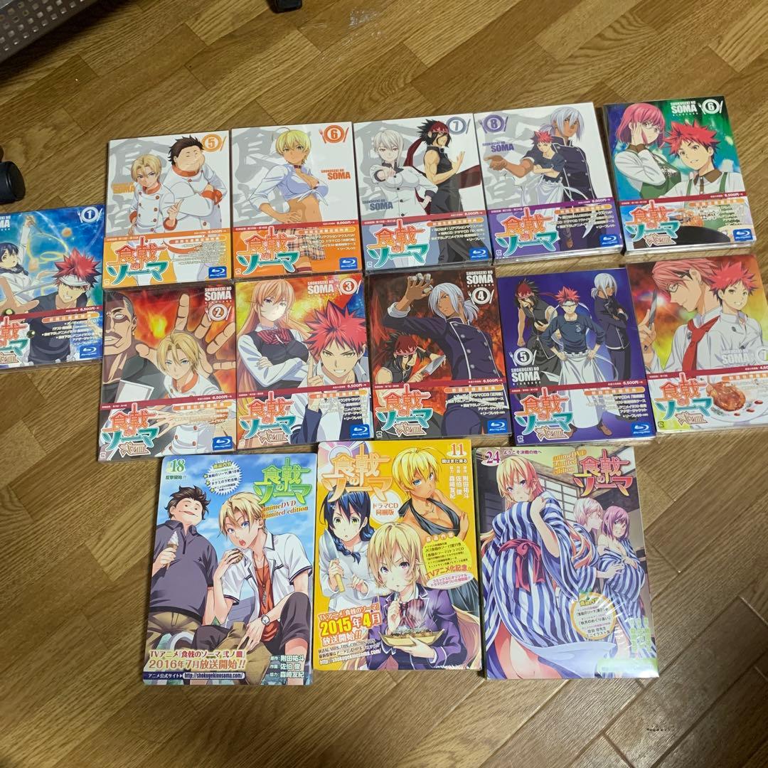 食戟のソーマ　Blu-ray 弍ノ皿　1期　2期　OVA