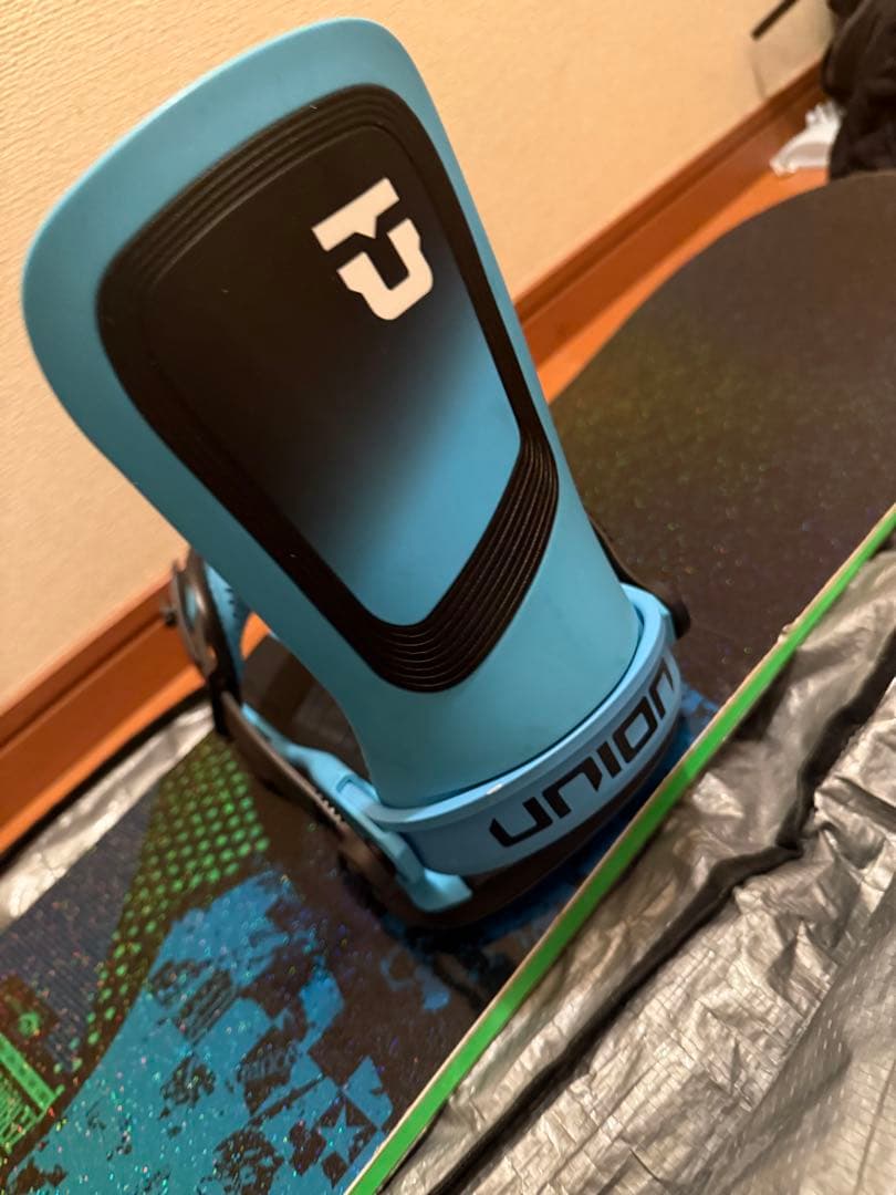 011 154cm .ユニオン24-25バインディング、他セット