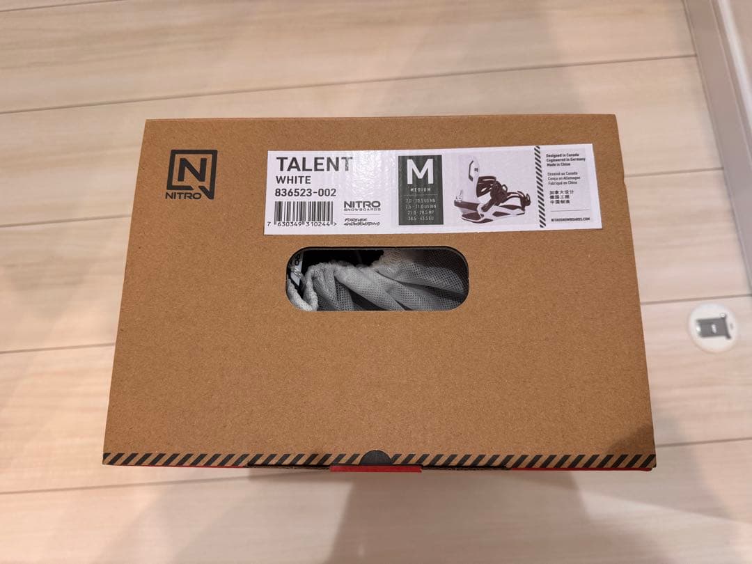 新品未使用品：NITRO スノーボードバインディング　最新25年-26年モデル