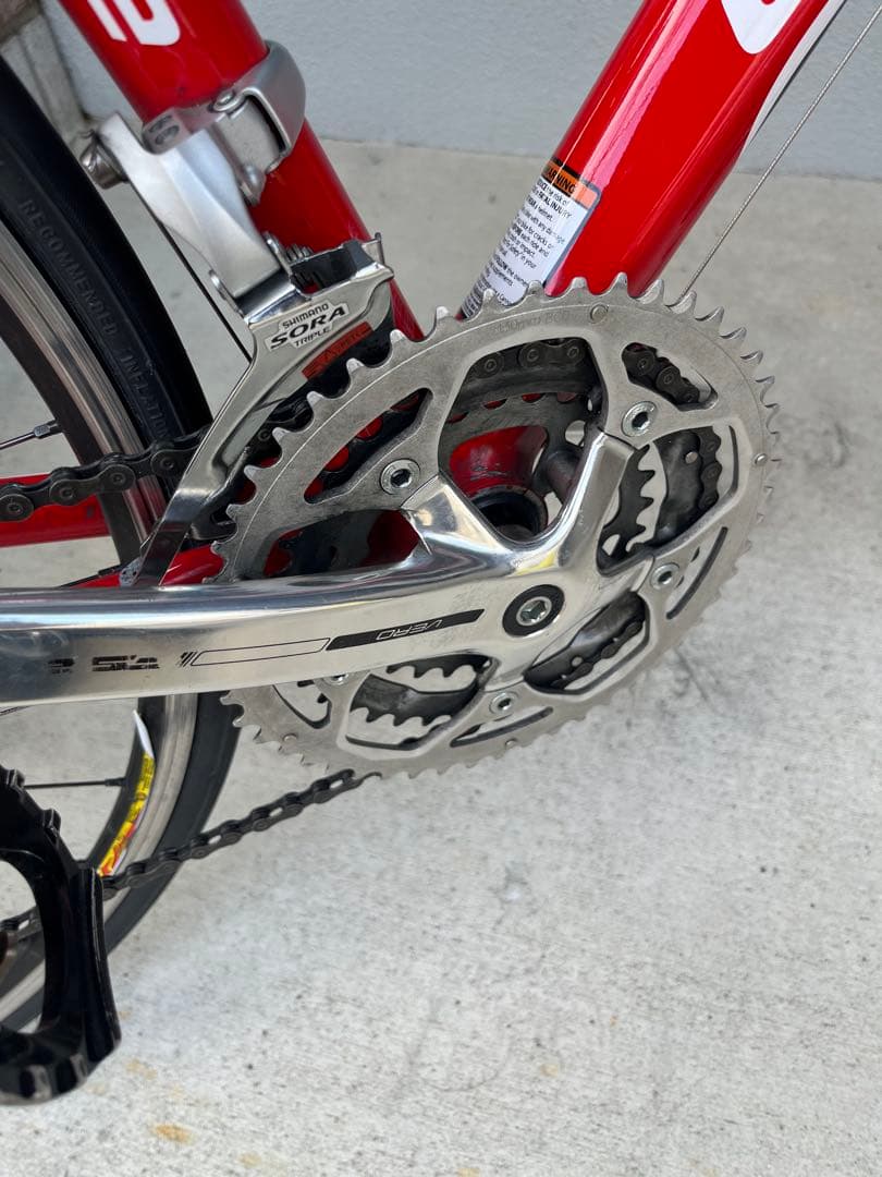 キャノンデール　シナプス　赤　ロードバイク【大阪引取り限定】