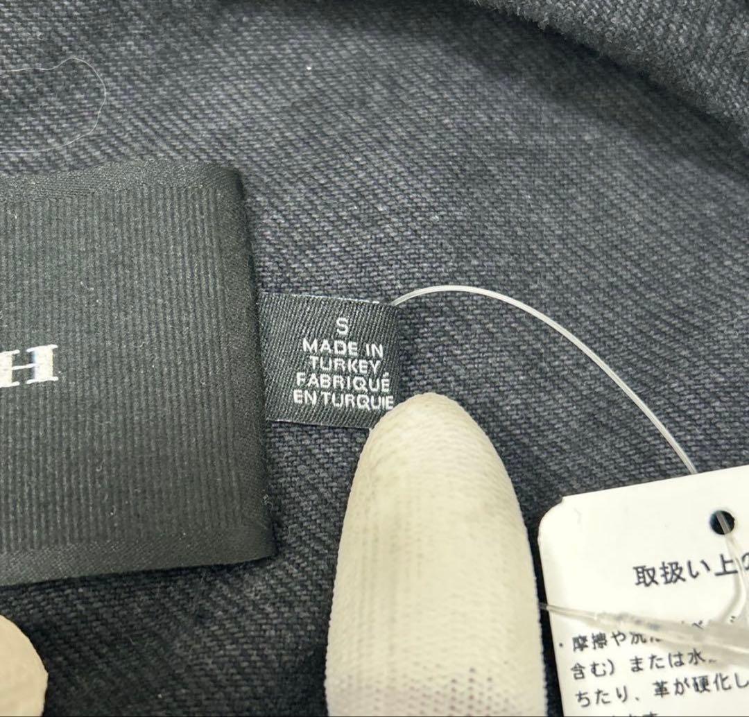 COACH デニムジャケット シグネチャー 総柄 ブラック メンズ