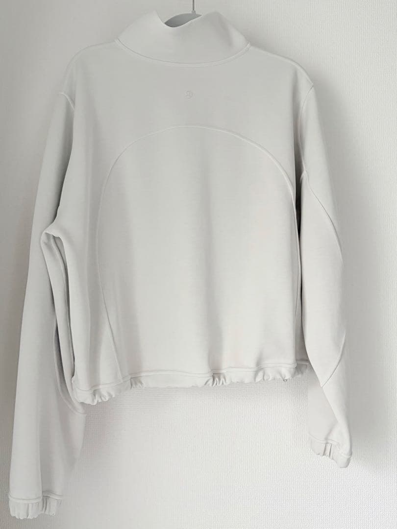 Lululemon Softstreme ハーフジップ パーカー ホワイト 10