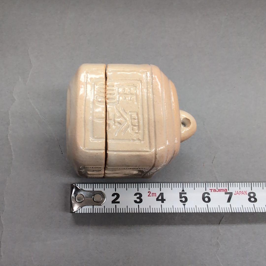 萩焼　駅鈴香合　12代田原陶兵衛　茶道具