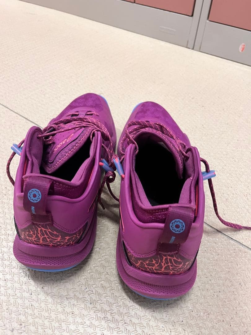 ASICS バスケットボールシューズ パープル