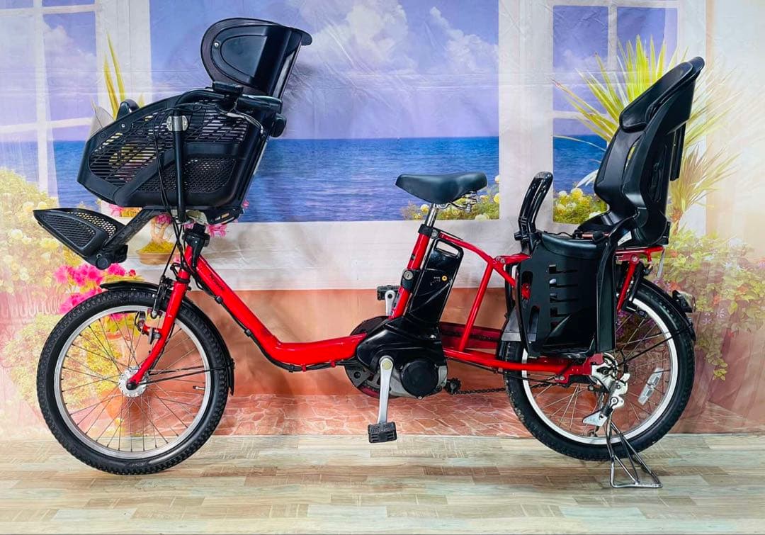 パナソニックギュット⭐️13AH！子供乗せ電動アシスト自転車Y3264