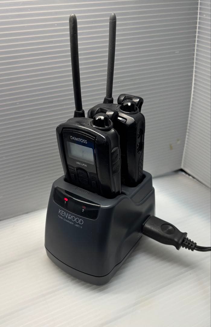 KENWOOD UBZ-LS20 LP20 2台 充電器付 動作品
