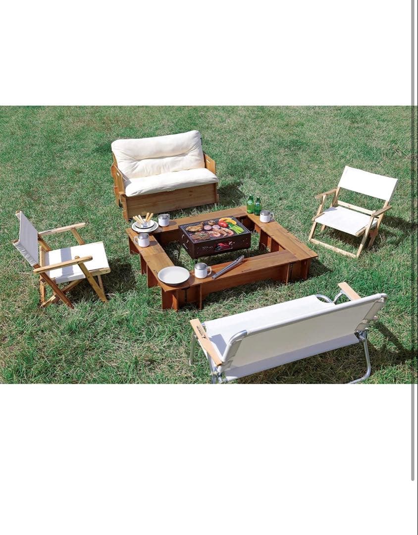 キャプテンスタッグ CSクラシックス Fire&Grillテーブルセット