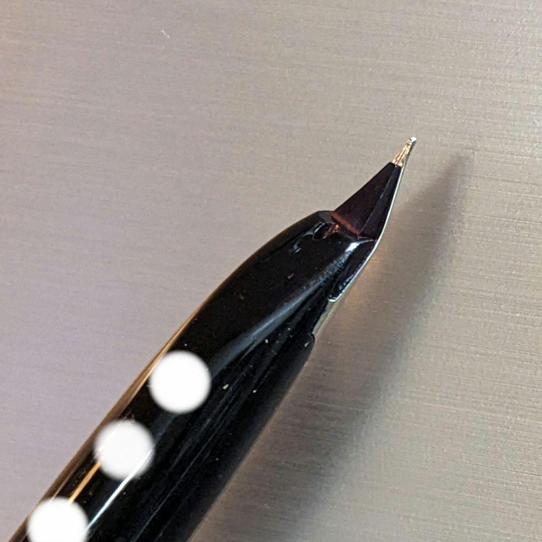 銀製 18KWG PILOT CUSTOM 万年筆 スターリングシルバー軸