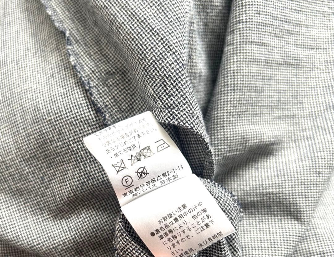 未使用❤️マドモアゼルノンノン　リネン　千鳥格子チェックロングワンピ　フリーサイズ