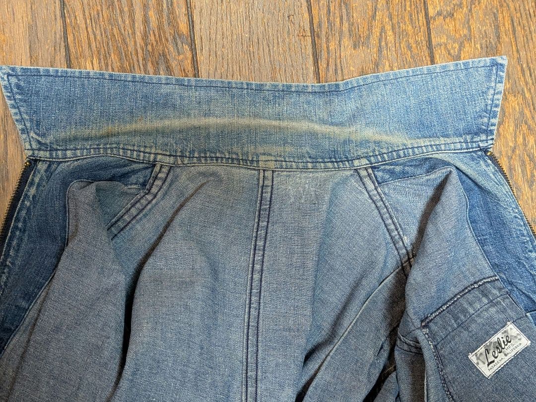 ヴィンテージ Leslie デニムジャケット 60s TALON ZIP