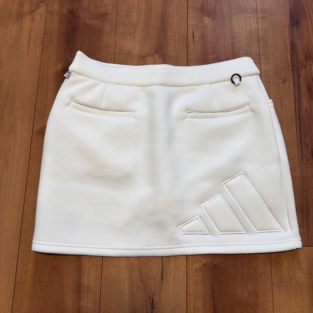 ダンボールニット　セットアップ　ビッグアディダスロゴ　春秋冬　XL 長袖 白