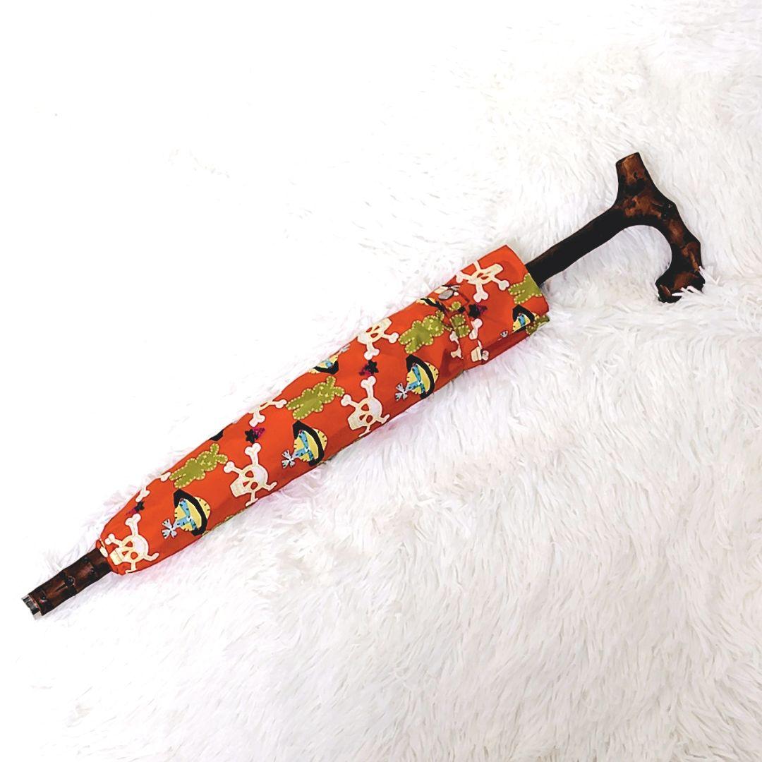 【美品】 Vivienne Westwood 折り畳み 傘 総柄 オーブ スカル