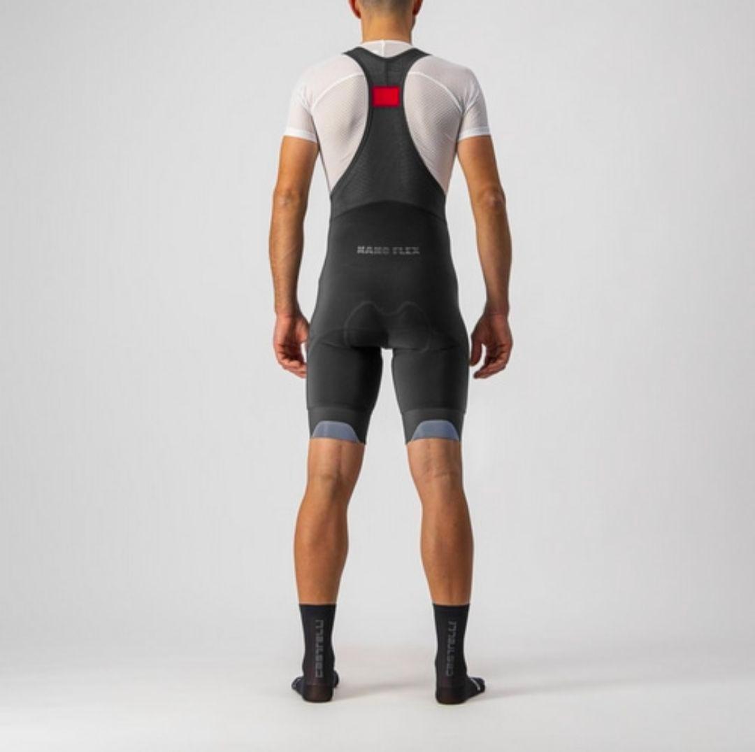 裏起毛CASTELLI ビブショーツ TUTTO NANO BIBSHORT L