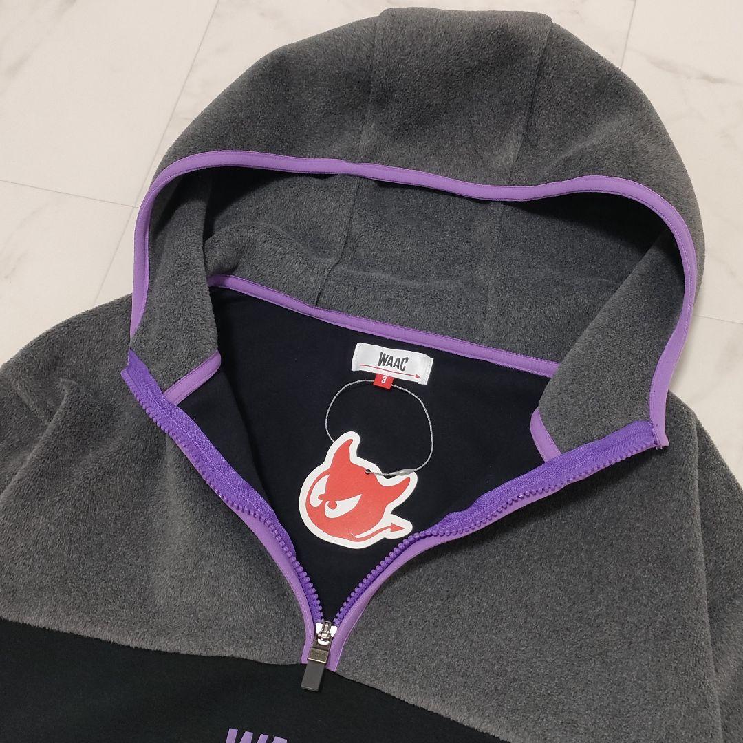 【未使用品】WAAC　ハーフジップ　プルオーバー　パーカー　フリース　サイズ3