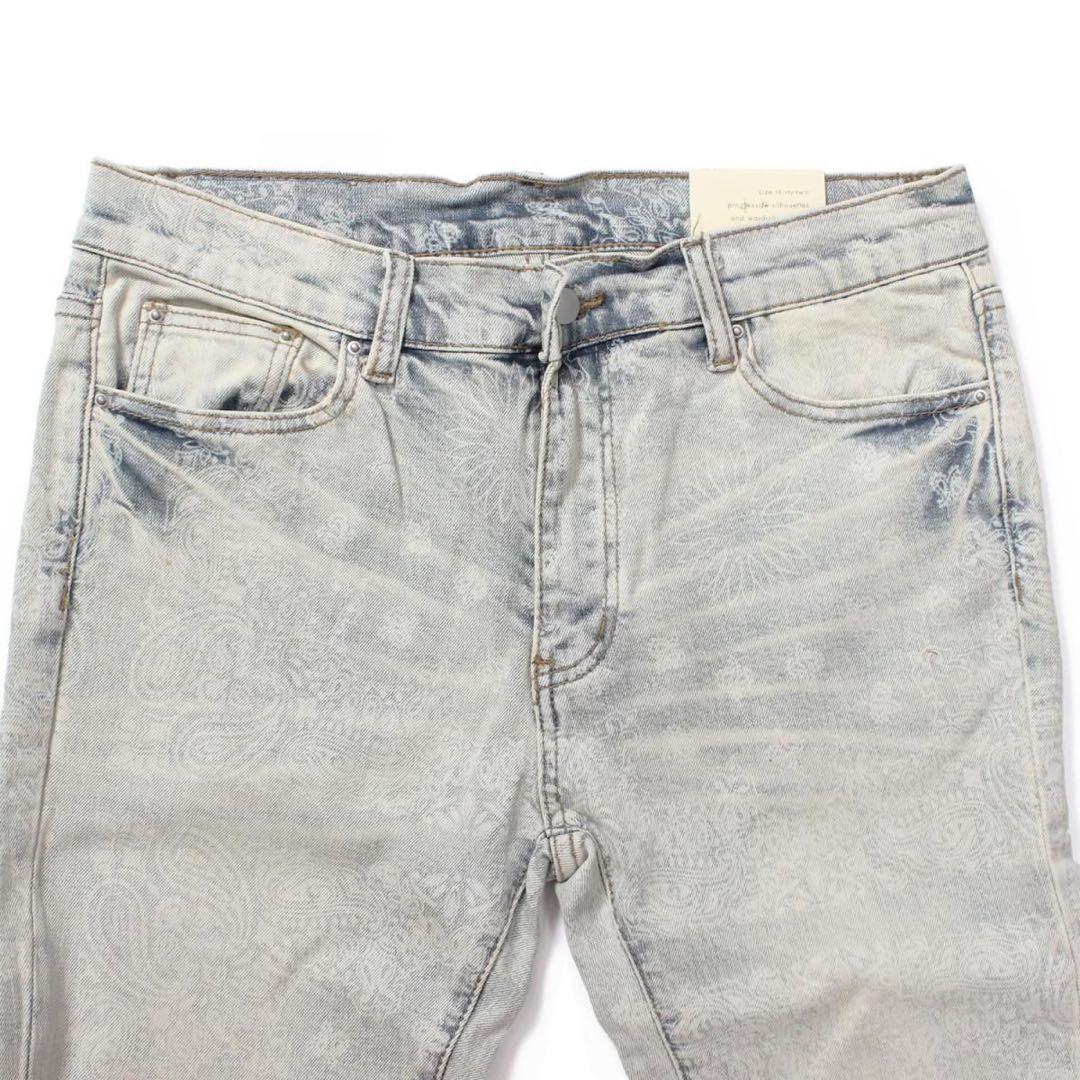 ミニマルペイズリーデニム30